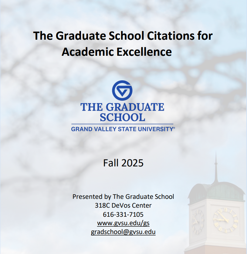 CHP Students Recognized at Fall 2025 Graduate School Citations Ceremony